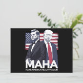 Amerika weer gezond maken kaart (Staand voorkant)