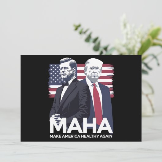 Amerika weer gezond maken kaart (Staand voorkant)