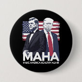 Amerika weer gezond maken ronde button 7,6 cm (Voorkant)