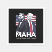 Amerika weer gezond maken servet (Voorkant)