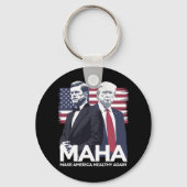Amerika weer gezond maken sleutelhanger (Voorkant)