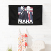 Amerika weer gezond maken spandoek (Insitu)