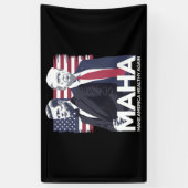 Amerika weer gezond maken spandoek (Verticaal)