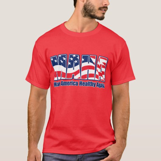 Amerika weer gezond maken t-shirt (Voorkant)