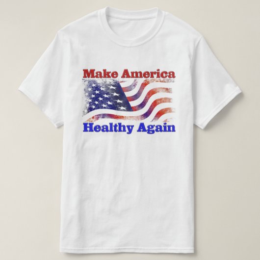 Amerika weer gezond maken t-shirt (Design voorkant)