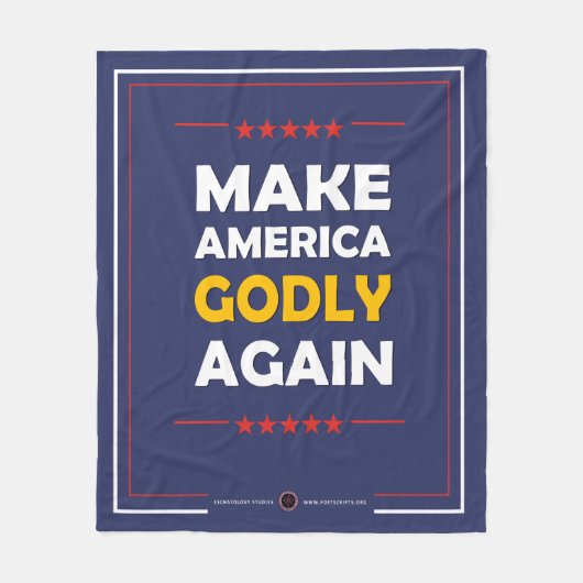 Amerika weer goddelijk maken fleece deken (Voorkant)