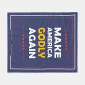 Amerika weer goddelijk maken fleece deken (Voorkant (Horizontaal))