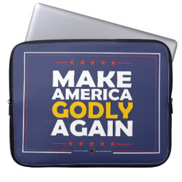 Amerika weer goddelijk maken laptop sleeve