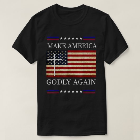 Amerika weer goddelijk maken   t-shirt (Design voorkant)