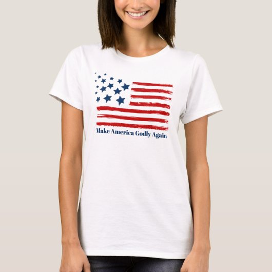 Amerika weer goddelijk T-Shirt maken (Voorkant)