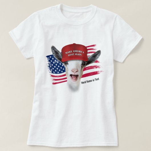 Amerika weer goed maken Nigeriaanse dwarf T-shirt (Design voorkant)