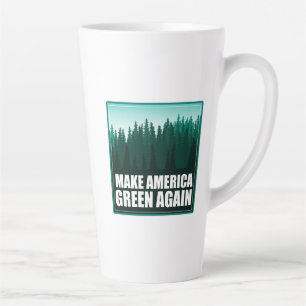 Amerika weer groen maken latte mok