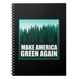Amerika weer groen maken notitieboek