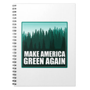 Amerika weer groen maken notitieboek