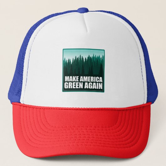 Amerika weer groen maken trucker pet (Voorkant)