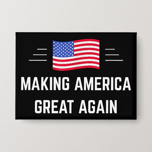 Amerika weer groot maken button (Voorkant)