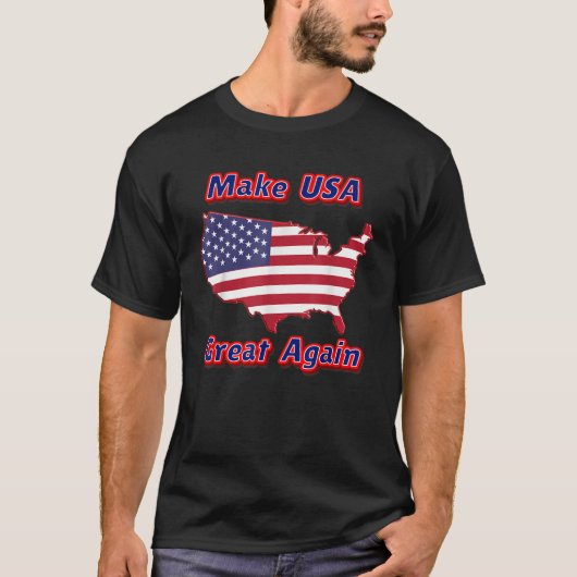 Amerika weer groot maken t-shirt (Voorkant)