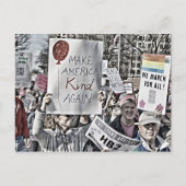 Amerika weer in het harnas briefkaart (Voorkant)