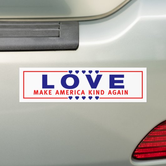 Amerika weer in het harnas bumpersticker (Op auto)