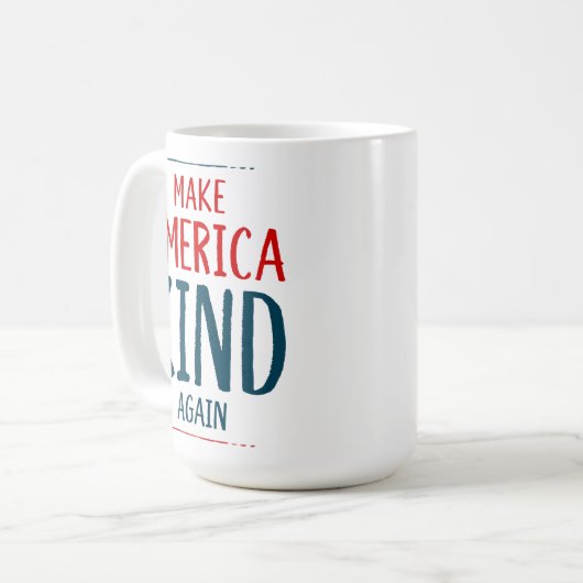 Amerika weer in het harnas koffiemok (Voorkant links)