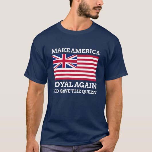 Amerika weer koninklijk maken t-shirt (Voorkant)