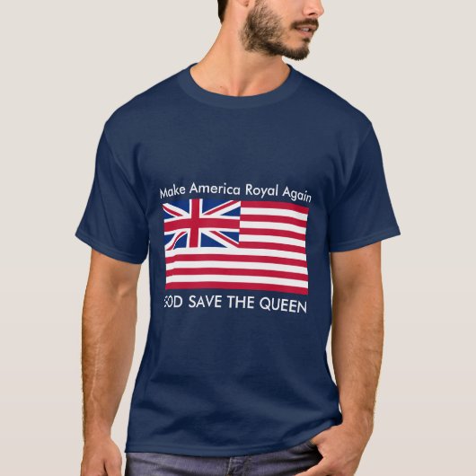 Amerika weer koninklijk maken t-shirt (Voorkant)