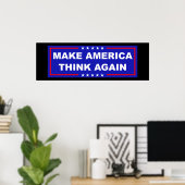 Amerika weer laten denken poster (Thuiskantoor)