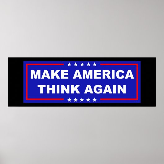 Amerika weer laten denken poster (Voorkant)