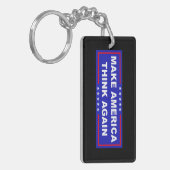 Amerika weer laten denken sleutelhanger (Voorkant Links)