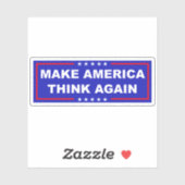 Amerika weer laten denken sticker (Vel)