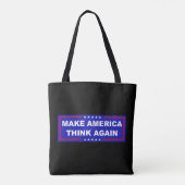 Amerika weer laten denken tote bag (Achterkant)