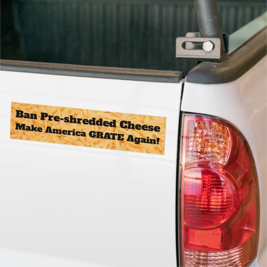 Amerika weer laten glijden bumpersticker (Op Truck)