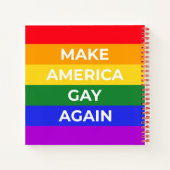 Amerika weer laten glijden notitieboek (Achterkant)