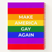 Amerika weer laten glijden notitieboek (Achterkant)