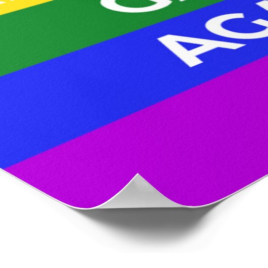 Amerika weer laten glijden poster (Hoek)