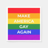 Amerika weer laten glijden servet (Voorkant)