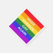 Amerika weer laten glijden servet (Hoek)