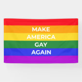 Amerika weer laten glijden spandoek (Horizontaal)