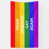 Amerika weer laten glijden spandoek (Verticaal)