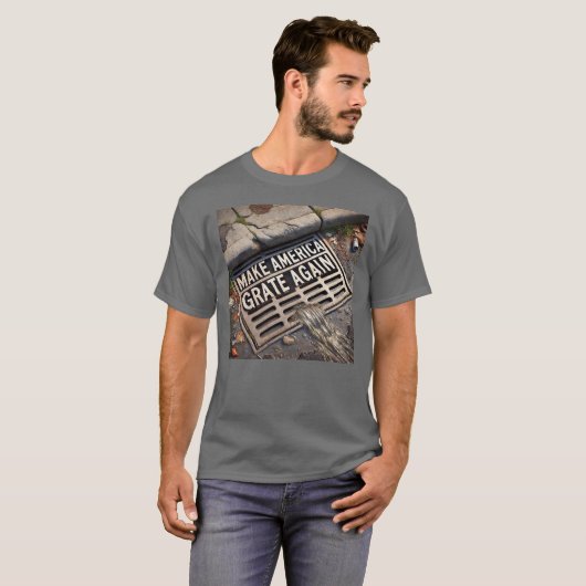 Amerika weer laten glijden t-shirt (Voorkant volledig)