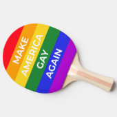 Amerika weer laten glijden tafeltennisbatje (Zijkant)