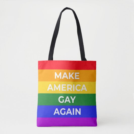 Amerika weer laten glijden tote bag (Voorkant)