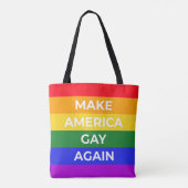 Amerika weer laten glijden tote bag (Achterkant)