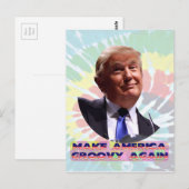 Amerika weer laten groeien door Stropdas-kleurstof Briefkaart (Voorkant / Achterkant)