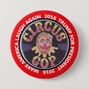 Amerika weer laten lachen ronde button 7,6 cm