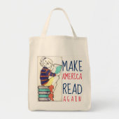 Amerika weer laten lezen alfabetiseringsceremonie tote bag (Voorkant)