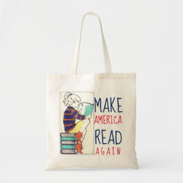 Amerika weer lezen alfabetisme tote bag