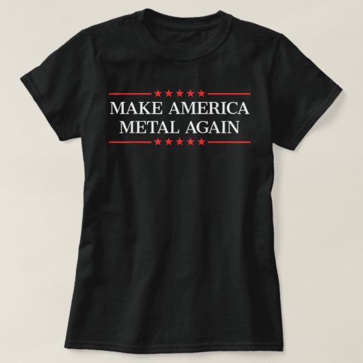 Amerika weer metaal maken 292 t-shirt (Design voorkant)