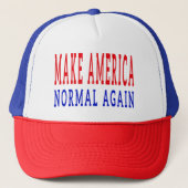 Amerika weer normaal maken trucker pet (Voorkant)