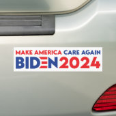 Amerika weer op de biden President 2024 Bumpersticker (Op auto)